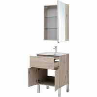 Комплект мебели для ванной Aquanet Алвита New 60 Дуб веллингтон белый арт-274527 — фото 6, Комплекты мебели для ванной