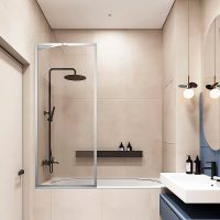 Товар: Шторка на ванну Veconi Palau 90 профиль Хром стекло прозрачное арт-PL85-90-01-C7 - фото 1 Шторка на ванну Veconi Palau 90 профиль Хром стекло прозрачное арт-PL85-90-01-C7 — фото 1, Неподвижные шторки для ванной