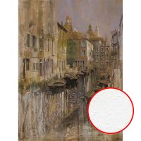 Фреска Ortograf Венеция 11425 Фактура бархат FX Флизелин (2*2,7) Серый/Бежевый, Город/Живопись арт-11425 (бархат FX) — фото 1, Фрески