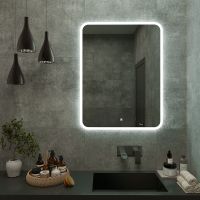 Зеркало Aqua de Marco Maroni 70 с подсветкой с сенсорным выключателем арт-Mar70/90 — фото 9, Зеркала в ванную комнату