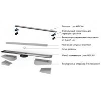 Душевой лоток Berges C1 Norma 500 с Черной матовой решеткой арт-095136 — фото 2, Душевые лотки