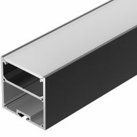 Профиль алюминиевый Arlight накладной Черный арт-036255 — фото 1, Профили для светодиодных лент