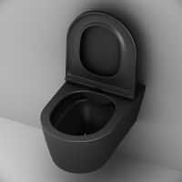 Товар: Унитаз AM.PM Func FlashClean подвесной Черный матовый с сиденьем Микролифт арт-C8F1701MBSC - фото 10 Унитаз AM.PM Func FlashClean подвесной Черный матовый с сиденьем Микролифт арт-C8F1701MBSC — фото 10, Подвесные унитазы