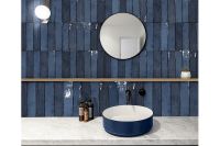 Керамическая плитка Monopole Ceramica Martinica Blue настенная 7,5x30 см арт-67289 — фото 2, Керамическая плитка