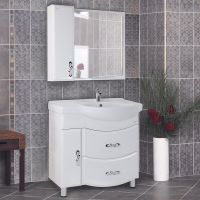 Тумба под раковину Onika Вальс 82 Белая арт-108209 — фото 2, Тумбы под раковину