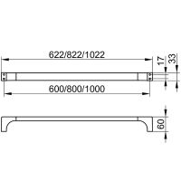 Полотенцедержатель Keuco Edition 11 Хром арт-11101010800 — фото 3, Полотенцедержатели