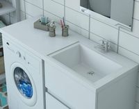 Тумба с раковиной Эстет Dallas Luxe 100 R Белая арт-ФР-00002316 — фото 4, Тумбы с раковиной