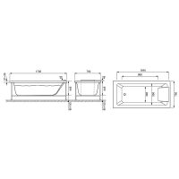 Акриловая ванна Jacob Delafon Sofa 170x75 без гидромассажа арт-E60515RU-01 — фото 7, Акриловые ванны