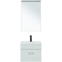 Комплект мебели для ванной Aquanet Верона 50 подвесной Белый матовый арт-287633 — фото 2, Комплекты мебели для ванной