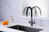 Смеситель для кухни Paulmark Salix Вороненая сталь арт-Sa213419-GM — фото 6, Смесители для кухни