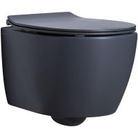 Унитаз Allen Brau Fantasy подвесной Антрацит без сиденья арт-4.11004.AN — фото 1, Подвесные унитазы