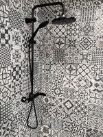 Душевая система Rav Slezak Tigris Черный матовый Хром арт-TG182.5/3CMATC — фото 2, Душевые стойки