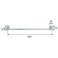 Полотенцедержатель Remer Suite Хром арт-SU30CR — фото 2, Полотенцедержатели