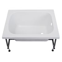 Акриловая ванна Aquanet Seed 100x70 без гидромассажа арт-216308 — фото 4, Акриловые ванны