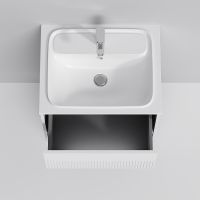 Товар: Тумба под раковину AM.PM Func 60 подвесная Белая матовая арт-M8FFUX0602WM - фото 3 Тумба под раковину AM.PM Func 60 подвесная Белая матовая арт-M8FFUX0602WM — фото 3, Тумбы под раковину