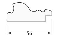 Зеркало Evoform Definite 104х54 в багетной раме - Виньетка состаренное серебро 56 мм арт-BY 3072 — фото 6, Зеркала в ванную комнату