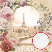 Фреска Ortograf Городской пейзаж 30386 Фактура бархат FX Флизелин (2,7*2,7) Розовый/Бежевый, Город/Цветы/Абстракция арт-30386 (бархат FX) — фото 1, Фрески