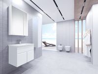 Товар: Тумба под раковину Roca Up 80 подвесная Белый глянец арт-ZRU9303012 - фото 4 Тумба под раковину Roca Up 80 подвесная Белый глянец арт-ZRU9303012 — фото 4, Тумбы под раковину