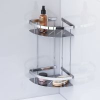 Полка корзина AM.PM Sense L угловая Хром арт-A7454200 — фото 6, Полки для ванной и душа