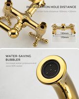 Душевая система Gappo G89-6 Золото арт-G2489-6 — фото 8, Душевые стойки