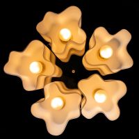 Люстра Artelamp Serenata Белая Хром арт-A3479PL-5CC — фото 3, Люстры