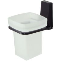 Стакан для зубных щеток WasserKRAFT Abens Черный матовый арт-K-3228 — фото 1, Стаканы для зубных щеток