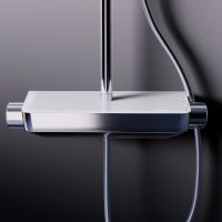 Душевая система Damixa Scandinavian Pure с термостатом Хром арт-936750000 — фото 5, Душевые стойки