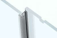 Душевой уголок Allen Brau Fantasy 160x80 профиль Хром стекло прозрачное арт-3.11010.00 + 3.11011.00 — фото 15, Прямоугольные душевые уголки