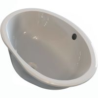 Раковина Migliore 58 Белая арт-29899 — фото 1, Раковины встраиваемые снизу