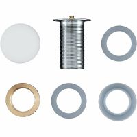 Донный клапан Aquanet click-clack Белый матовый арт-330951 — фото 3, Донные клапаны