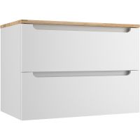 Тумба под раковину Style Line Бали 80 подвесная Белый софт арт-ЛС-00002339 — фото 2, Тумбы под раковину