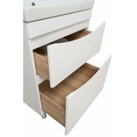 Тумба под раковину Runo Афина 60 Белая арт-00-00001169 — фото 4, Тумбы под раковину