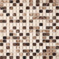 Каменная мозаика Pixmosaic Emperador Dark, light, Crema Nova 30,5x30,5 см арт-PIX271 — фото 1, Мозаика