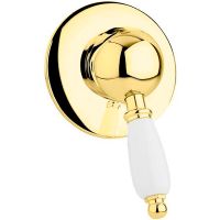 Смеситель для душа Cezares Elite Золото 24 карат арт-ELITE-DIM-03/24-Bi — фото 1, Смеситель для душа