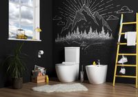 Чаша унитаза-компакта Aquanet Cetus C1 Rimless 00 без бачка, с сиденьем Микролифт арт-203342 — фото 4, Напольные унитазы