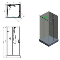 Товар: Акриловый поддон для кабины Aquanet Passion EVO Белый арт-267913 - фото 2 Акриловый поддон для кабины Aquanet Passion EVO Белый арт-267913 — фото 2, Акриловые душевые поддоны