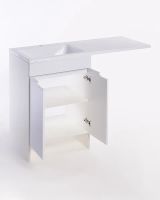 Тумба с раковиной Orange Optima 120 Белый глянец арт-OPD-120TUW+RAL — фото 7, Тумбы с раковиной