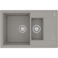 Кухонная мойка Lemark Ramza 760 Грей арт-9910039 — фото 1, Кухонные мойки