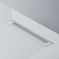 Душевой лоток AM.PM PrimeFlow 50 с решеткой Хром матовый Cut Gradient арт-W02SC-P11-050-01SB — фото 10, Душевые лотки