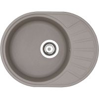 Кухонная мойка Aquaton Чезана 57 Серый шелк арт-1A711232CS250 — фото 1, Кухонные мойки