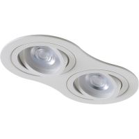 Встраиваемый светильник Crystal Lux Белый арт-CLT 001C2 WH — фото 1, Точечные светильники