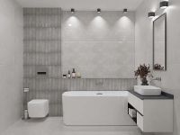 Керамическая плитка Azori Bricks Gris настенная 31,5х63 см арт-00-00003242 — фото 2, Керамическая плитка