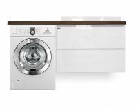 Товар: Тумба с раковиной Эстет Malibu Luxe 155 R подвесная Белая Темное дерево арт-ФР-00007114 - фото 2 Тумба с раковиной Эстет Malibu Luxe 155 R подвесная Белая Темное дерево арт-ФР-00007114 — фото 2, Тумбы с раковиной