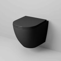 Унитаз Grossman подвесной Черный матовый с сиденьем Микролифт арт-GR-4457BMS — фото 4, Подвесные унитазы