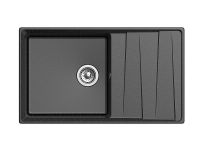 Товар: Кухонная мойка GranFest Level GF-ная арт-LV-860L чер - фото 2 Кухонная мойка GranFest Level GF-ная арт-LV-860L чер — фото 2, Кухонные мойки