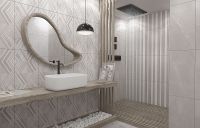 Керамическая плитка Керлайф Pulpis grey Rel 33 настенная 31,5х63 см арт-925954 — фото 2, Керамическая плитка