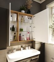 Товар: Зеркальный шкаф 1MarKa Gaula 80 Графит матовый арт-У92543 - фото 5 Зеркальный шкаф 1MarKa Gaula 80 Графит матовый арт-У92543 — фото 5, Зеркальные шкафы в ванную