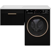 Тумба с раковиной Brevita Enfida 120 L подвесная Черная матовая арт-УТ000016096 — фото 2, Тумбы с раковиной