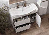 Товар: Тумба под раковину Aquaton Нортон 100 подвесная Белая глянцевая арт-1A249001NT010 - фото 12 Тумба под раковину Aquaton Нортон 100 подвесная Белая глянцевая арт-1A249001NT010 — фото 12, Тумбы под раковину