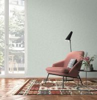 Обои RASCH Varvara Винил на флизелине (1,06*10,05) Зеленый, Штукатурка арт-930641 — фото 3, Обои для стен